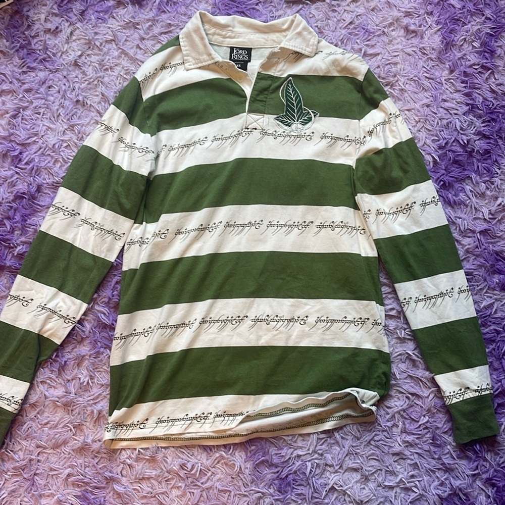 Lord of the rings long sleeve polo